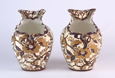 Lot 188 - A pair of late 19th-century English porcelain vases