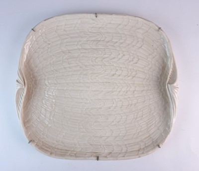 Lot 210 - A Belleek 'Tridanca' tray, Second Period