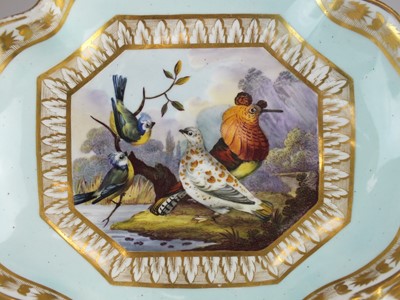 Lot 139 - Three Derby porcelain dessert dishes painted by Richard Dodson