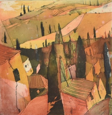 Lot 284 - Bernard Vogel (b.1961), 'Rio di San Silvestro' and one other print by the same hand