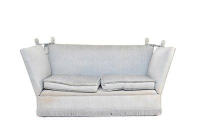 Lot 674 - An early-mid 20th century two-seater knole sofa