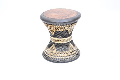 Lot 670 - Cecil Beaton memorabilia, a hide seat stool