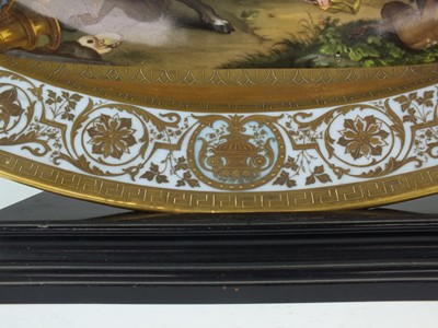 Lot 156 - A large Royal Vienna 'Bacchus and Ariadne' dish or platter