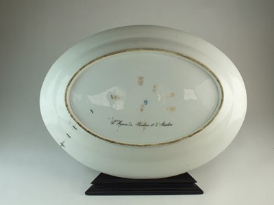 Lot 156 - A large Royal Vienna 'Bacchus and Ariadne' dish or platter