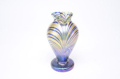 Lot 280 - Fritz Heckert Art Nouveau glass vase designed by Otto Thamm
