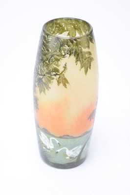 Lot 270 - A Legras glass vase