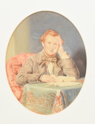 Lot 344 - William Buckler (1814-1884), Portrait of a Gentleman; and a miniature attributed to J.M. Cox