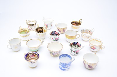 Lot 401 - A group of assorted English cups, 19th century