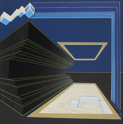 Lot 375 - Ian Monroe (British  b..1972) Perspective, screenprint