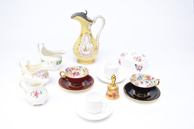 Lot 334 - A group of 19th century jugs and other ceramics