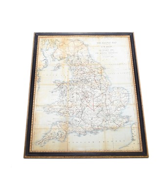 Lot 574 - After T.W.Dean, a British railway projects map