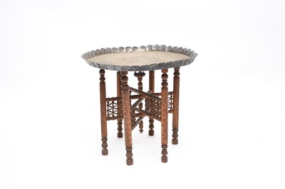 Lot 499 - A 20th century Middle Eastern, Ottoman style table