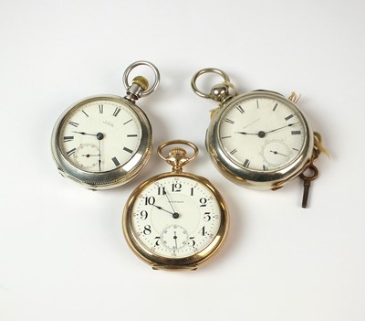 Lot 110 - Three pocket watches