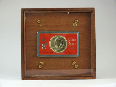 Lot 44 - A Second Boer War Christmas tin, in display box