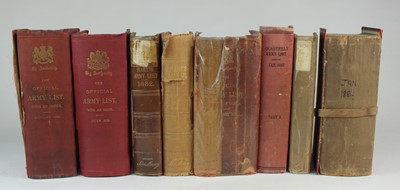 Lot 45 - Hart's Annual Army Lists, Official Army List and Quarterly Army List (part 2) 1922