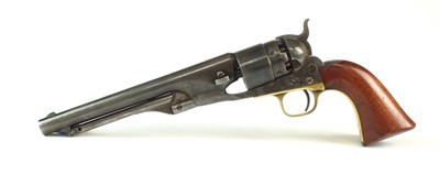 Lot Colt 1860 Army six-shot percussion revolver, .44 calibre