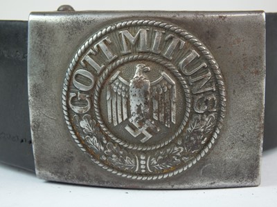 Lot German Third Reich Army belt and buckle