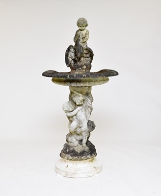 Lot 311 - A 19th century marble fountain
