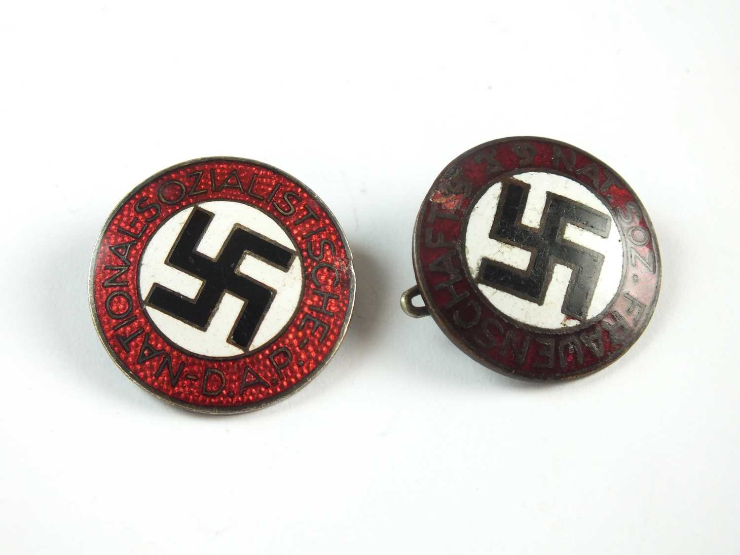 Lot 339 - German Third Reich Party Member's badge and a Frauenschaft badge