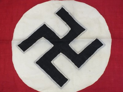 Lot 229 - Large German Third Reich NSDAP flag