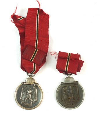 Lot 331 - Two German Second World War Winter Campaign 1941/1942 medals.