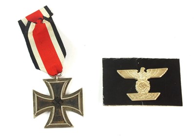 Lot 332 - A German Second World War Iron Cross 2nd class with a post-war 1st class clasp