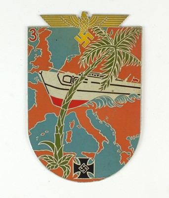 Lot 286 - German Kriegsmarine 3rd E-Boat Flotilla Squadron plaque