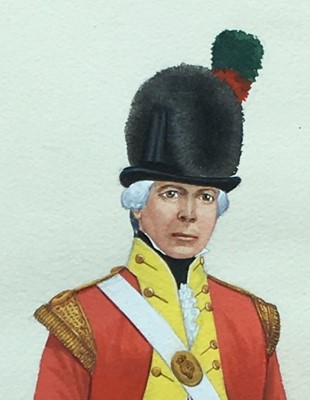 Lot 196 - Colonel Philip Henry Smitherman (1910-1982) Six Regimental Portraits