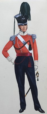 Lot 196 - Colonel Philip Henry Smitherman (1910-1982) Six Regimental Portraits