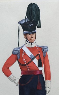 Lot 196 - Colonel Philip Henry Smitherman (1910-1982) Six Regimental Portraits