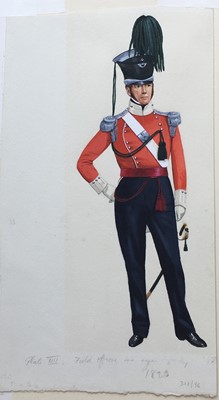 Lot 196 - Colonel Philip Henry Smitherman (1910-1982) Six Regimental Portraits