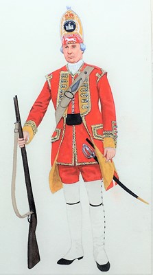 Lot 196 - Colonel Philip Henry Smitherman (1910-1982) Six Regimental Portraits