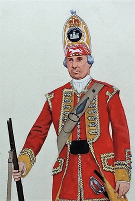 Lot 196 - Colonel Philip Henry Smitherman (1910-1982) Six Regimental Portraits