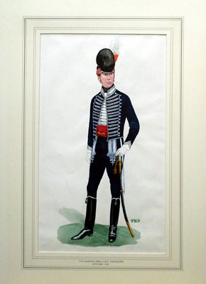 Lot 196 - Colonel Philip Henry Smitherman (1910-1982) Six Regimental Portraits