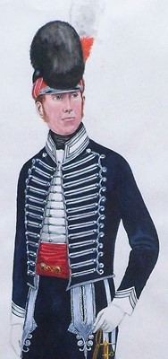Lot 196 - Colonel Philip Henry Smitherman (1910-1982) Six Regimental Portraits