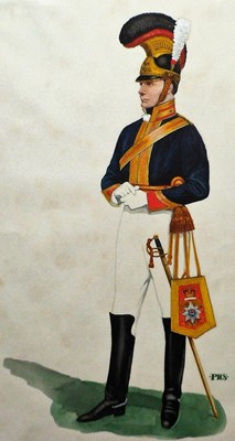 Lot 116 - Colonel Philip Henry Smither (1910-82) Royal Horse Guards Blue, c.1813