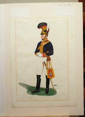 Lot 116 - Colonel Philip Henry Smither (1910-82) Royal Horse Guards Blue, c.1813