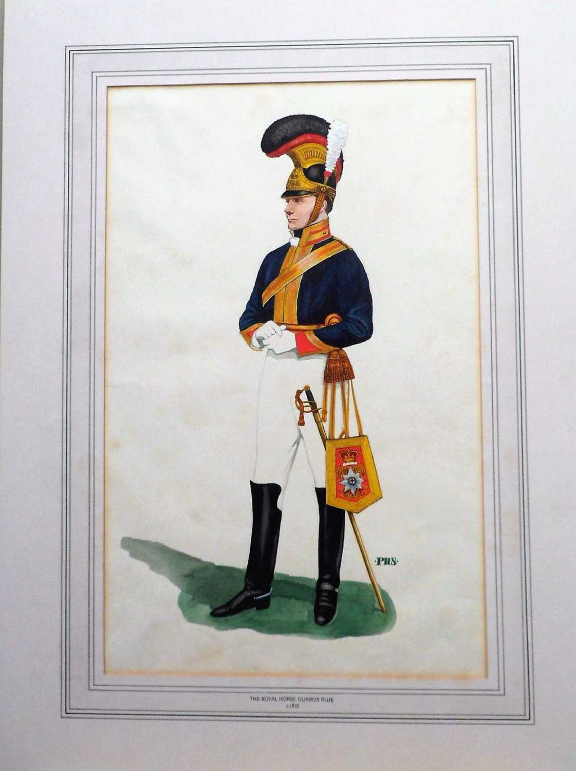 Lot 116 - Colonel Philip Henry Smither (1910-82) Royal Horse Guards Blue, c.1813