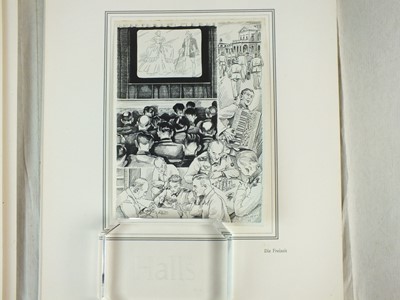 Lot 295 - Rare folder of illustrations given to a German Propaganda Training Officer at Potsdsam, 1942