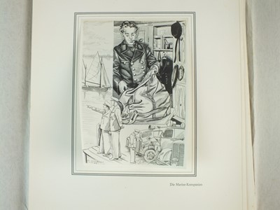 Lot 295 - Rare folder of illustrations given to a German Propaganda Training Officer at Potsdsam, 1942