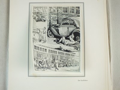 Lot 295 - Rare folder of illustrations given to a German Propaganda Training Officer at Potsdsam, 1942