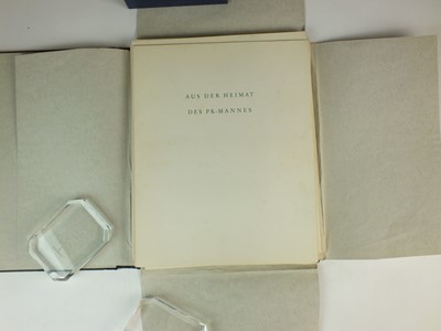 Lot 295 - Rare folder of illustrations given to a German Propaganda Training Officer at Potsdsam, 1942