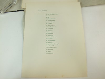 Lot 295 - Rare folder of illustrations given to a German Propaganda Training Officer at Potsdsam, 1942