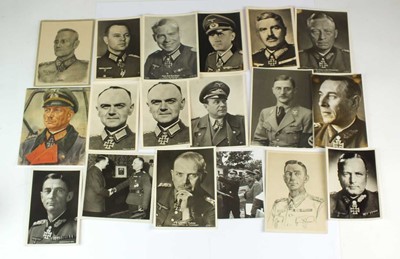Lot 296 - Thirty German postcards and portrait photographs