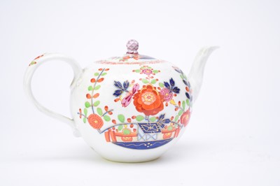 Lot 469 - A Meissen teapot and cover 19th/early 20th...