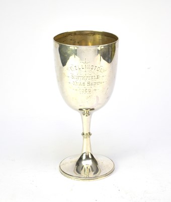 Lot 42 - A Victorian silver trophy cup