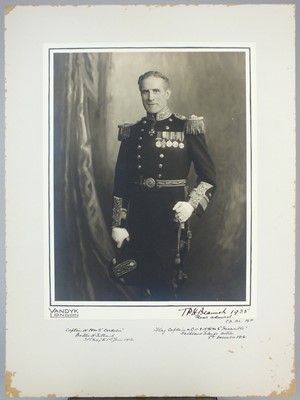 Lot 100 - Rear-Admiral Tufton Percy Hamilton Beamish (1874-1951) - Signed portrait photograph.