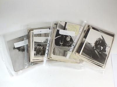 Lot 1 - A group of Second World War military press photos, mostly RAF