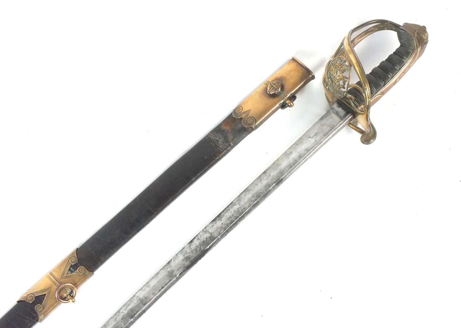 Lot George IV 1822 Pattern Infantry Officer's sword by Salter