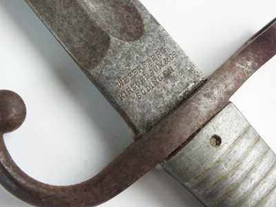 Lot 203 - M1891 Argentinian bayonet, German Third Reich ash tray, post-war copy of an M1 Garand bayonet